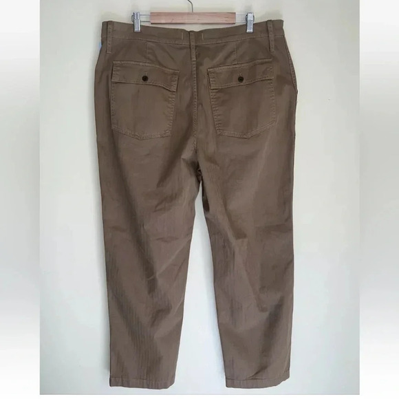 Madewell The Perfect Vintage Straight Workwear Pant Tan Size 33 NWOT - Picture 4 of 4